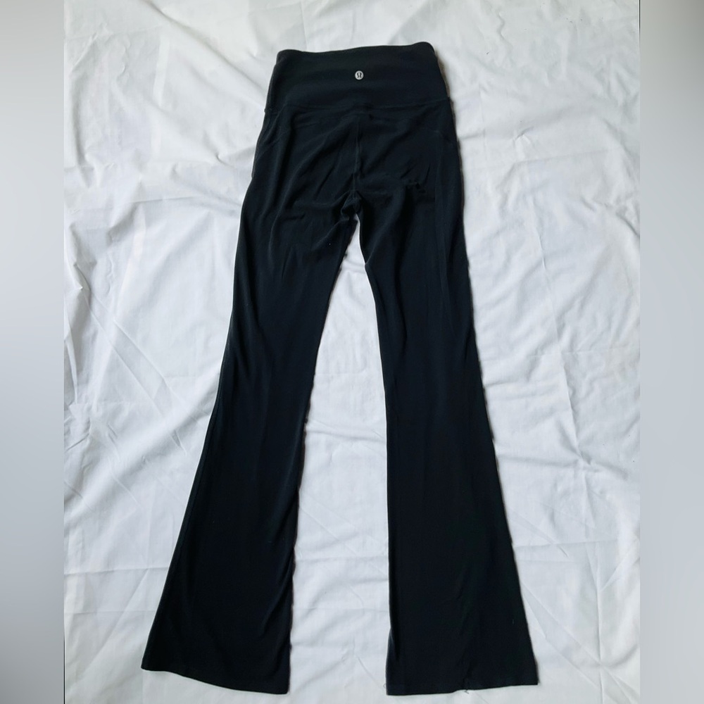 Lululemon High Rise Black Align Flare leggings size 2